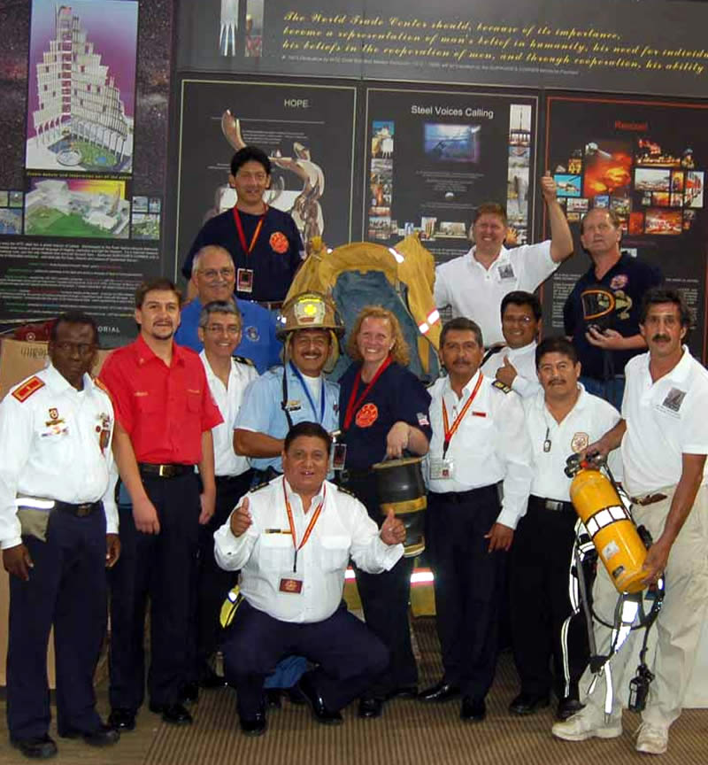 WM Founder Brus Messinger, WM President Mitch Mendler, WM Semitruck & GUP Fire Academy 2007 in Chicago