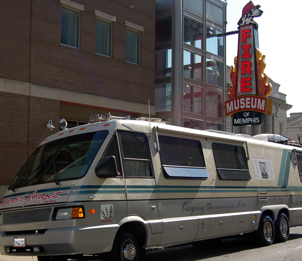 Mitch Mendler drives the WORLD MEMORIAL Command Center @ Memphis, TN