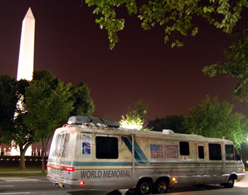 Mitch Mendler drives the WORLD MEMORIAL Command Center @ Nation's Capitol
